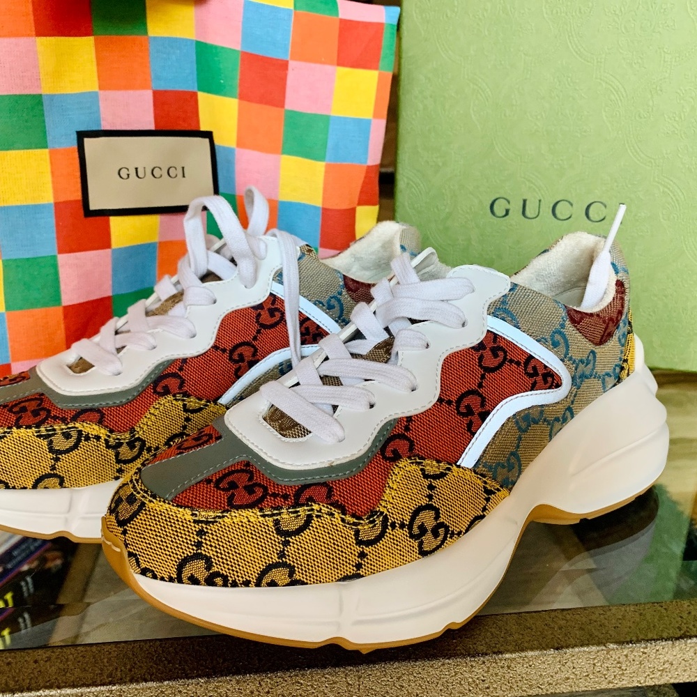 Gucci Rhyton shoes women brand new with box and dust bag